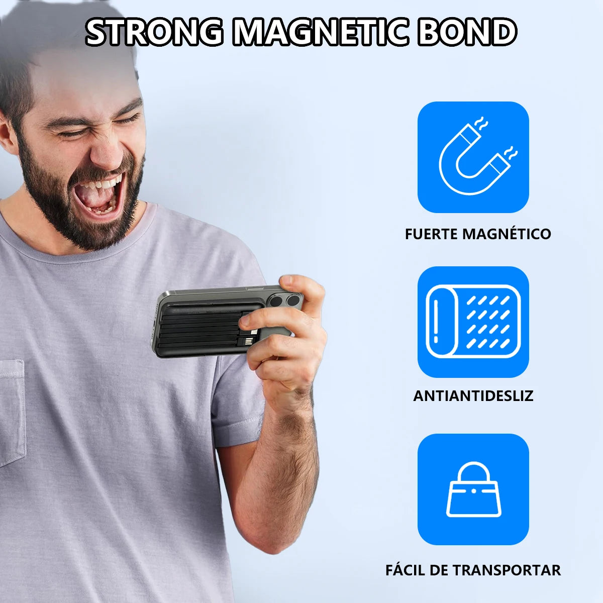 ChargeWave PowerSnap 10K – Magnetic Wireless Power Bank