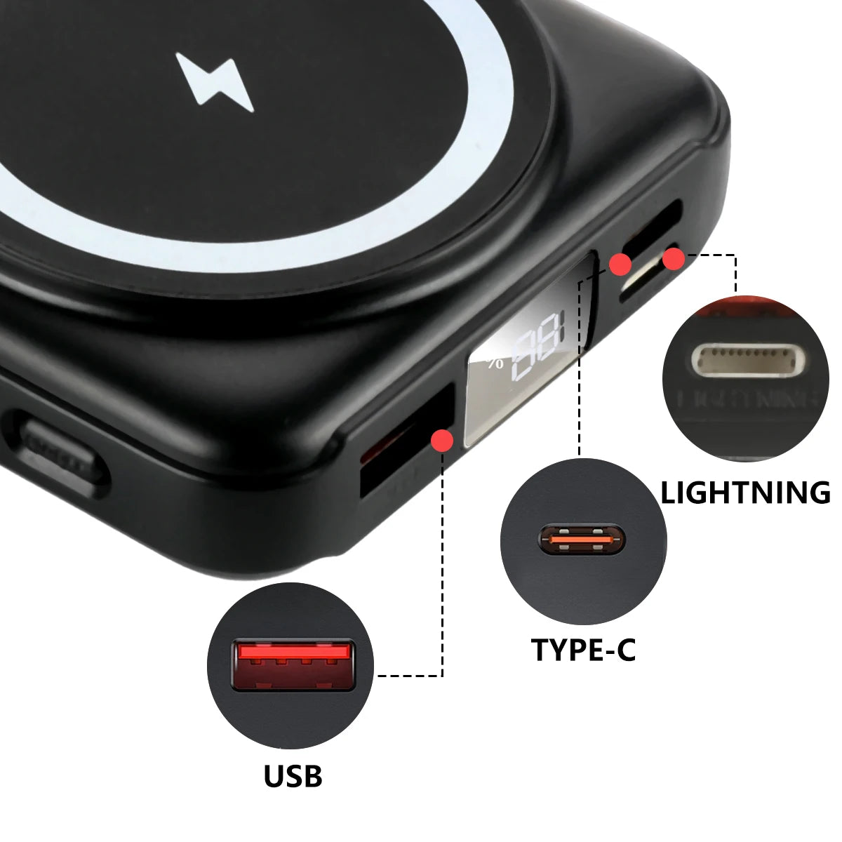 ChargeWave PowerSnap 10K – Magnetic Wireless Power Bank