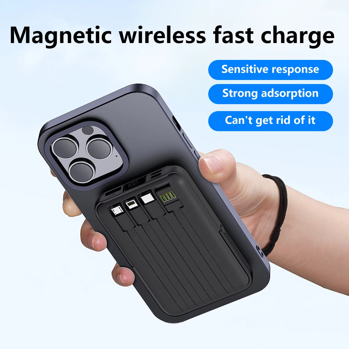 ChargeWave PowerSnap 10K – Magnetic Wireless Power Bank