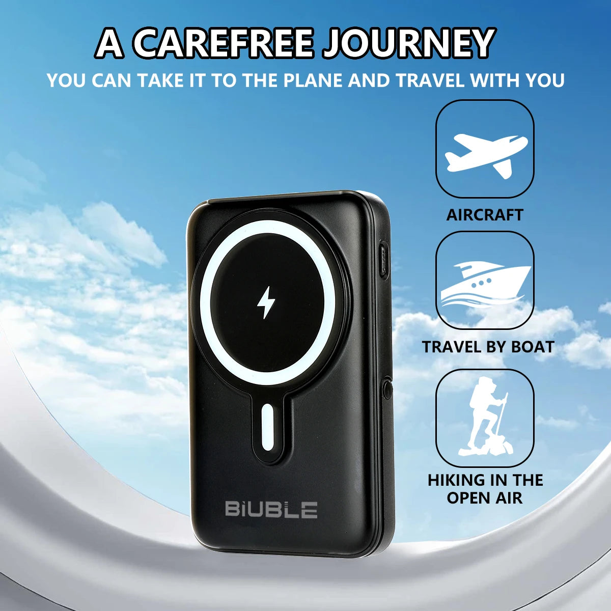 ChargeWave PowerSnap 10K – Magnetic Wireless Power Bank